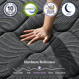 BEDingly California King Mattress, 12 Inch Luxury Hybrid Cal King Mattress in a Box, Medium Firm Mattresses with Cooling Gel Memory Foam & Pocket Springs, Double Additional Support, 365-Night Trial BEDingly