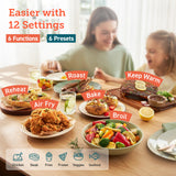 COSORI 6.8Qt Air Fryer, 12-in-1 Dual Blaze for 360° Crispy Meals, No Shaking & Preheating to Fast Cooking with Bake, Roast, Broil, 100+In-App Recipes, Dishwasher Safe COSORI