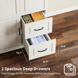 ModernMate Armoire Wardrobe Closet, 71 Inches Tall Wooden Modern Bedroom Armoires with 3 Doors and 2 Drawers, Freestanding Wardrobe Combination Clothing Cabinet with Hanging Rod, White ModernMate