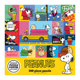 RoseArt - Peanuts - Peanuts Vibes - 300 Piece Jigsaw Puzzle for Adults RoseArt