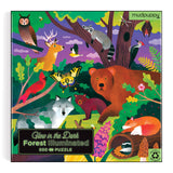 Mudpuppy Forest Illuminated 500 Piece Glow in The Dark Puzzle Mudpuppy