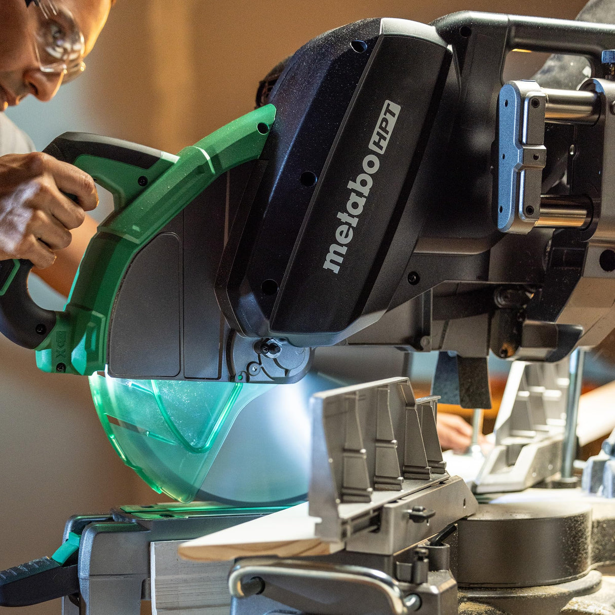 Metabo HPT 12-Inch Sliding Miter Saw, Dual Bevel, Xact Cut Shadow Line, 5-Year Warranty, C12RSH3 Metabo HPT