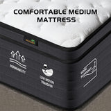 AICEHOME King Mattress, 14 Inch Individual Pocket Springs with Gel Memory Foam, Medium Firm Mattresses in a Box, Hybrid King Size Mattress with Pressure Relief AICEHOME