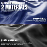 Dowinx Gaming Chair with Footrest, Big and Tall Gaming Chair for Heavy People, Gamer Chair for Adult with Massage (Blue) Dowinx