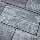 DICOFUN Distressed Wood Peel and Stick Backsplash Wall Tiles, 12"x12" Thick PVC Subway Tile for Kitchen Backsplash, 10 Sheets DICOFUN