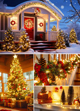 Clear Christmas String Lights 50 Count 12 Feet Incandescent Bulb Mini Lights for Indoor Outdoor Xmas Tree Garland Birthday Wedding Party Festival Decoration, Green Wire Brightown