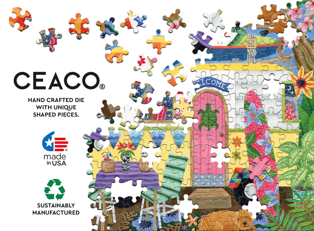 Ceaco - Happy Camper - Costa Rica - 300 Piece Jigsaw Puzzle Ceaco
