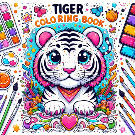 Tiger Coloring Book: Jungle Painting Games & Drawing Pad AnyReskin