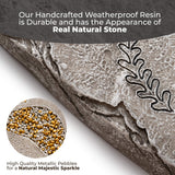 OBSI Dog Memorial Gifts for Loss of Dog Sympathy Gift - Rainbow Bridge Dog Memorial Stone for Remembrance Dog Passing Away Sympathy Gifts - Thoughtful Pet Loss Gifts - Gray OBSI