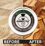 Wood Butter - 8 oz. - Cutting Boards - Butcher Blocks - Veteran Owned - Made in the USA THE BEARDED CHEF ITS ALL ABOUT THE WOODTALLAHASSEE, FL EST. 2016
