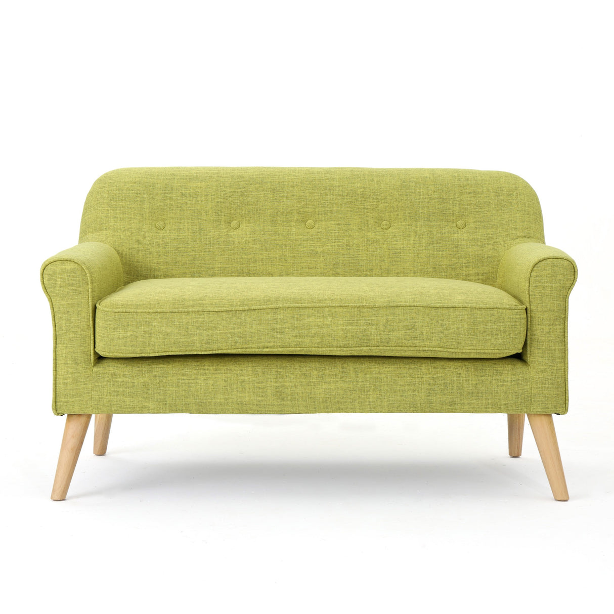 Christopher Knight Home Mariah Mid-Century Modern Loveseat, Muted Green Christopher Knight Home