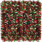 Christmas Tinsel Garland Metallic Christmas Tree Garland Shiny Party Tinsel Garland Hanging Decorations for Christmas Tree Decorations Wedding Birthday Party Supplies (26.2 ft,Red and Green) WILLBOND