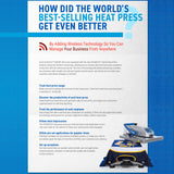 STAHLS' Hotronix Fusion IQ 16"x20" Swing & Draw Heat Press: Elevate Your Game with Precision Heat Transfers. Effortlessly Create Professional Results! Stahls'