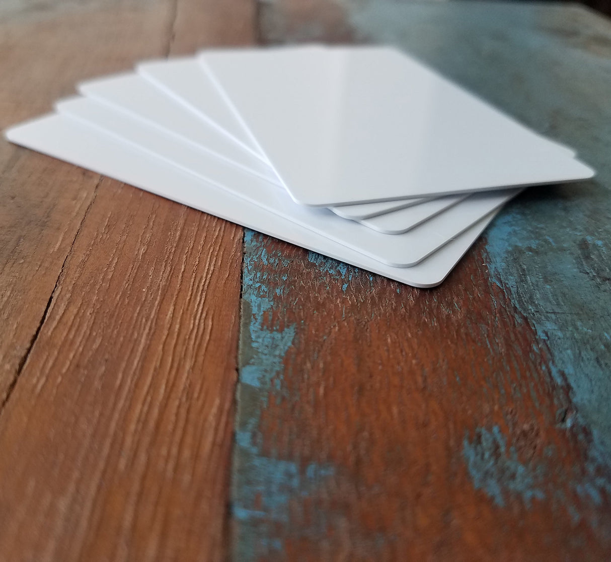 Bulk 100 Pack - Premium Blank PVC Cards for ID Badge Printers - Graphic Quality White Plastic CR80 30 Mil (CR8030) by Specialist ID - Compatible with Most Photo ID Badge Printers (White) Specialist ID