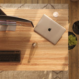 Monomi 55 Inch Electric Standing Desk, Height Adjustable Sit Stand Up, Work Home Office Computer PC Desks, Gaming Writing Study Bedroom Rising Table, Nature Monomi