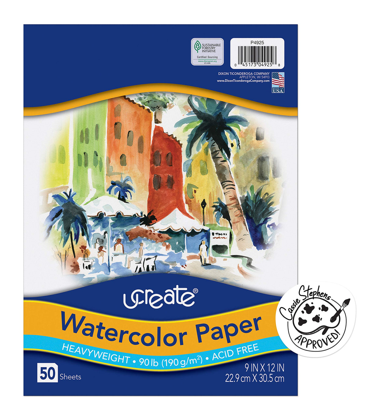 Art1st PAC4925 Pacon Watercolor Paper UCREATE