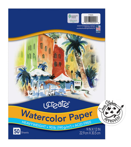 Art1st PAC4925 Pacon Watercolor Paper UCREATE