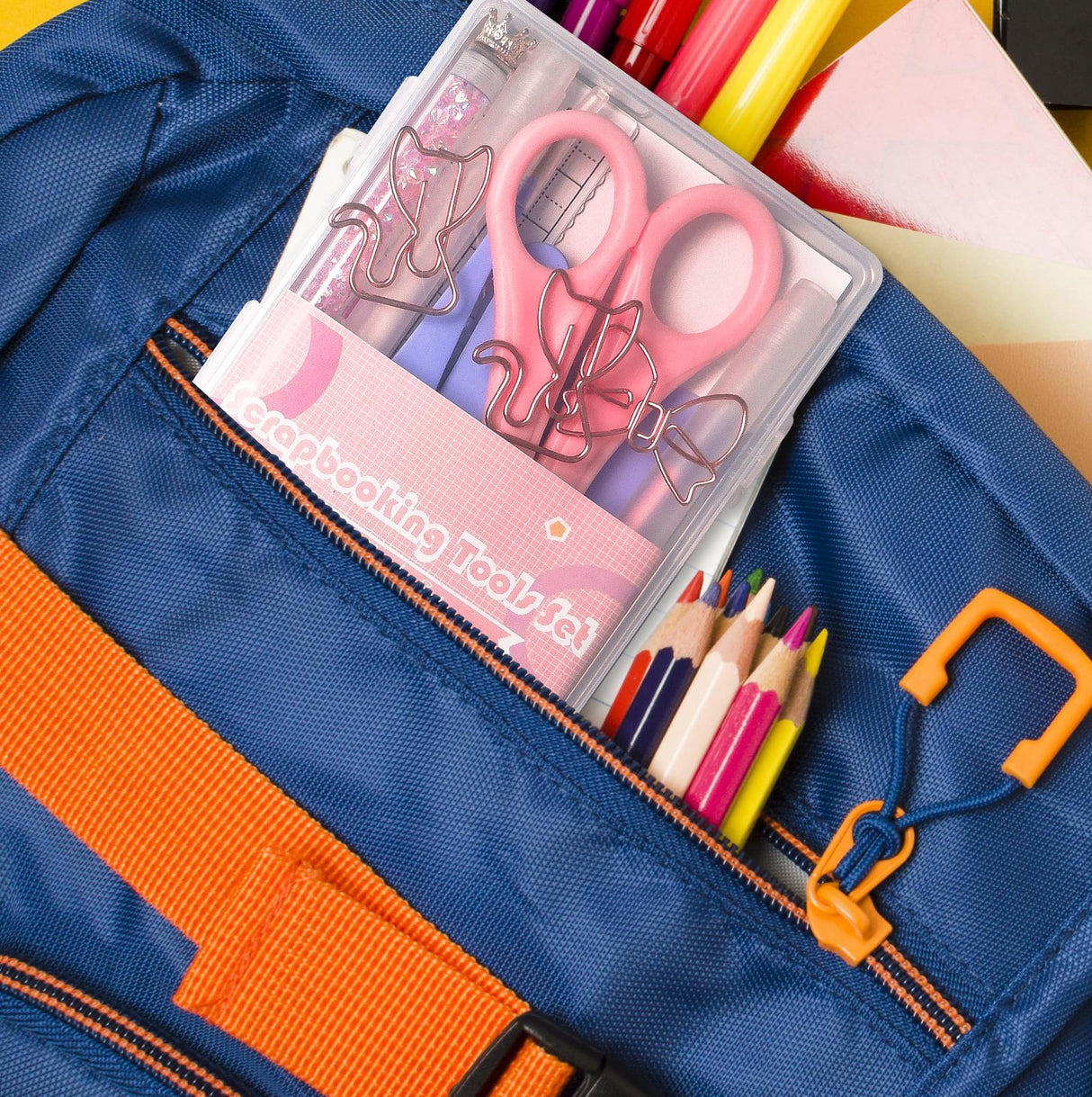 Arvakr Scrapbooking Tools, Scrapbook Supplies with Sticker Tweezers, Glue Pen for Crafting, Card Making, Sticker Cutter, Paper Craft Arvakr