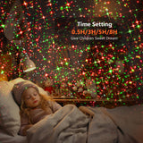 Christmas Projector Lights Outdoor, BLOFUN Red and Green Starlight Projection Light, 3 Modes with Remote Control, Halloween, Christmas, Party, New Year Decoration Waterproof and Frostproof BLOFUN