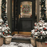 Sggvecsy 18 Inch Artificial Christmas Wreath for Front Door Xmas Red Berry Wreath Winter Glitter Eucalyptus Wreath Christmas Hanging Decorations for Wall Home Window Holiday OutdoorDecor Sggvecsy