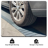 44 Pack Interlocking Deck Tiles, 12"x12"x0.8" Plastic Patio Flooring Outdoor Waterproof, All Weather Use for Balcony Porch Backyard Poolside（Dark Grey,Stripe） Xinghanzhenxuan