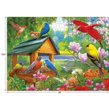 RoseArt - Songbird - 4-in-1-500 Piece Jigsaw Puzzle for Adults RoseArt