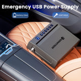 Grimtron Biometric Gun Safe for Handgun – Quick Access Pistol Safe with 100 Fingerprints, Backlit Keypad & Backup Keys – Gun Lock Box for Nightstand, Bedside, Car, Truck & Vehicle Use Grimtron