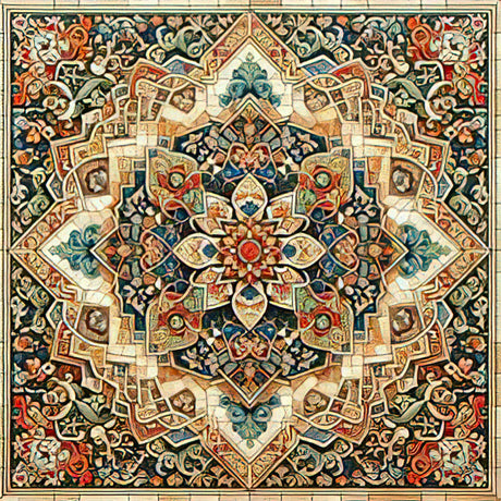 Auremi Mandala Diamond Art Painting Kits for Adults, DIY Mandala Diamond Art for Adults Beginner, DIY Full Drill Diamond Dots Paintings Landscape Picture Arts Craft for Home Decor 12x12 Inch Auremi