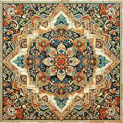 Auremi Mandala Diamond Art Painting Kits for Adults, DIY Mandala Diamond Art for Adults Beginner, DIY Full Drill Diamond Dots Paintings Landscape Picture Arts Craft for Home Decor 12x12 Inch