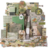 YagCu Aesthetic Scrapbook Kit, Junk Journal Scrapbooking Supplies, Vintage Journaling Set Bullet Journals Material, Large Collection for Teen Girls Women Adults Beginners, Arts Craft Ephemera YagCu