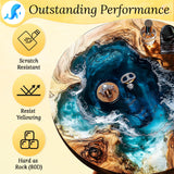 JHKL RESIN 2 Gallon Crystal Clear Epoxy Resin Kit, No Bubble & Not Yellowing Epoxy Resin Gallon for Casting & Coating, Table Top, Bar Top, DIY Jewelry Making, Art Crafts, Wood & Resin to Easy Mix 1:1 JHKL RESIN