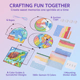 Klever Kits Diamond Art Kits for Kids, 4PCS Gem Painting Kit, Window Art Suncatchers Mosaic Kits Crafts for Girls Boy Birthday Gifts Toys Age 6+ Klever Kits