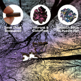 Hard Impossible Wooden Puzzles for Adults 340 Piece, Challenging Difficult Wood Puzzles for Adults, Colorful Gradient Puzzle for Adult BBOLDIN