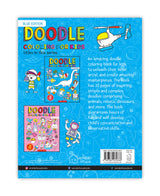 Doodle Coloring For Kids: Blue Edition WoodArtSupply