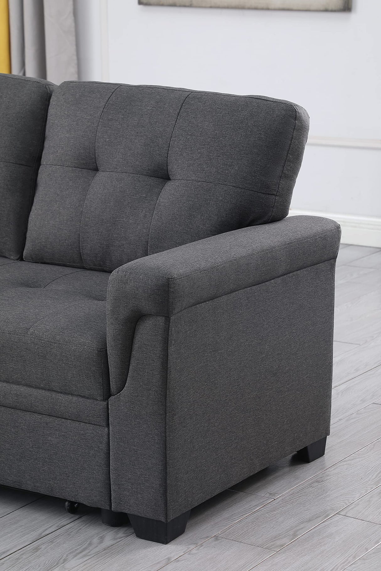 Lilola Home Lucca Sectional Sleeper Sofa - Versatile Sleeper Couch & Sofa Bed with Storage - Comfortable Couch with Storage, Small Sleeper Sofa counch Lilola Home