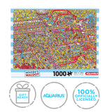AQUARIUS Where’s Waldo? Cake Factory 1000pc Puzzle (1000 Piece Jigsaw Puzzle) - Glare Free - Precision Fit - Officially Licensed Where's Waldo Merchandise & Collectibles -22x28 Inches AQUARIUS