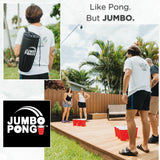 Jumbo Pong - Giant Yard Pong Outdoor Games Yard Games Lawn, Beach, Camping, Tailgating or Backyard - Durable Giant Cups with Indoor/Outdoor Ball and Pump Included Jumbo Pong