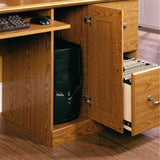 Sauder Orchard Hills Computer Desk with Hutch, Carolina Oak finish Sauder