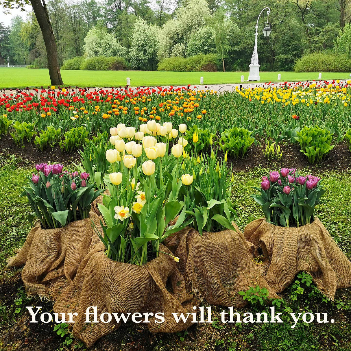 Burloptuous 40" x15 Feet Gardening Burlap Roll - Multipurpose Natural Burlap Fabric, High Density Jute Fiber Material for Decorations, Center Pieces for Home, Rustic Party Décor Burloptuous