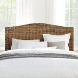 Crosley Furniture Serena Handwoven Natural Fiber Rattan Bed Headboard, Banana Leaf, King Crosley Furniture
