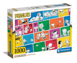 Clementoni - 39803 - Puzzle Peanuts - Jigsaw Puzzle 1000 Pieces, Jigsaw Puzzle for Adults, Comic Puzzle - Made in Italy Clementoni