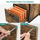 DWVO U Shaped Desk with Drawers, 79" Reversible L Shaped Desk with Power Outlets & LED Lights, Corner Computer Desk with Monitor Stand & Storage Shelves, Rustic Brown DWVO