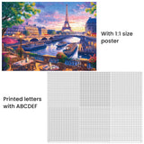 300 Piece Puzzle for Adults-Blooming Paris | Recycled Cardboar Jigsaw Puzzles 300 Pieces | Challenging Family Activity Great Gift Idea for Family Friends | Difficult Puzzles Size 20.5X 15 inches Edsjegn