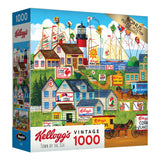 RoseArt - Kellogg's - Town by The Sea - 1000 Piece Jigsaw Puzzles for Adults RoseArt