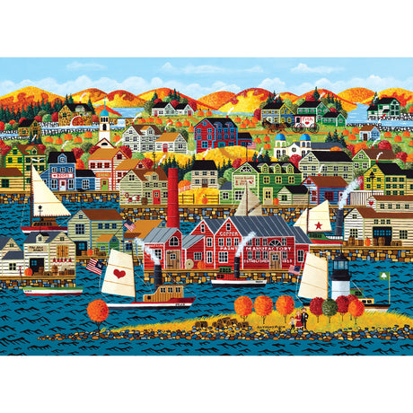 RoseArt - Home Country- Cape Ann - 1000 Piece Jigsaw Puzzle for Adults RoseArt