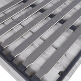 SOFTSEA Full Size Murphy Bed Cabinet, Solid Wood Foldable Wall Bed can be Folded into a Cabinet, Vertical Hideaway Murphy Bed Space-Saving for Guest Room Living Room Bedroom Office, Grey SOFTSEA