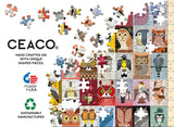 Ceaco – Bird Geometric - 300 Piece Jigsaw Space Saver Puzzle – Puzzles for Smaller Spaces and Surfaces Ceaco