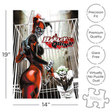 AQUARIUS DC Comics Puzzle Harley Quinn & The Joker (500 Piece Jigsaw Puzzle) - Officially Licensed DC Comics Merchandise & Collectibles - Glare Free - Precision Fit - 14x19in AQUARIUS