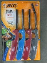 BIC Multi Purpose Lighter BBQ Lighters, Fireplaces and Candles Utility Lighters Value Pack Sameriver