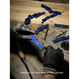 SUNLFPROD Router Table Setup Bars 7pcs Aluminum Precision Router Setup Blocks Woodworking & Setup Bars for Routers Tables Saw Accessory, Measuring Thickness, Depth Height Angle Drill Diameter Gauge SUNLFPROD